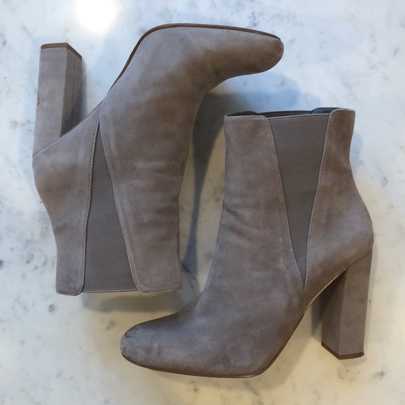 Steve Madden Effect block heel booties, size 9M - Picture 2 of 14